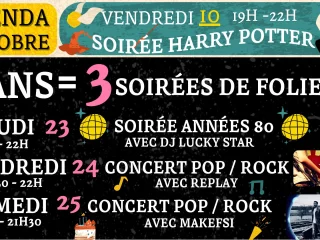 Le mois d'octobre au VandB
